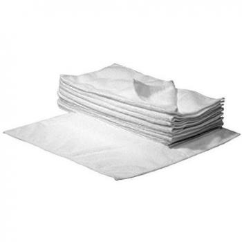 Microfibra Paños de limpieza Color blanco 30 x 30 cm, 20 unidades)