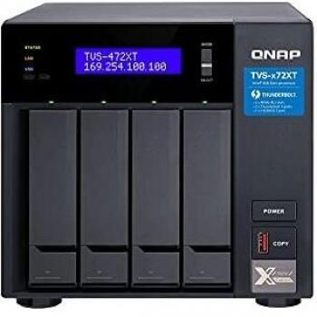 Qnap Almacenamiento en Red NAS TVS-472XT-I3-4G Negro
