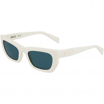 Liu Jo LJ790S 101 Anteojos de Sol para Mujer Blancas, 52 Lentes de Sol Para Mujer Blancos, Gafas de Sol para Mujer Blancas