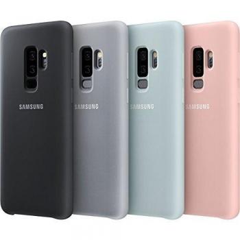 Samsung – Carcasa de silicona para Samsung Galaxy S9 + color azul - 6.2 pulgadas