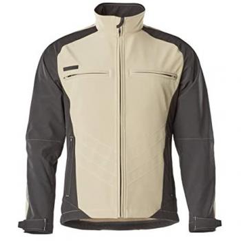 Chaqueta Softshell MASCOT Dresden Talla M, color caqui claro/negro