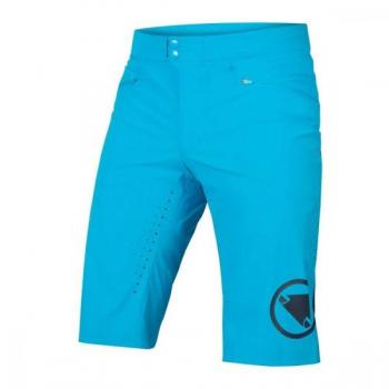 Pantalones Cortos Endura Singletrack Lite Short Fit sin badana azul claro - L