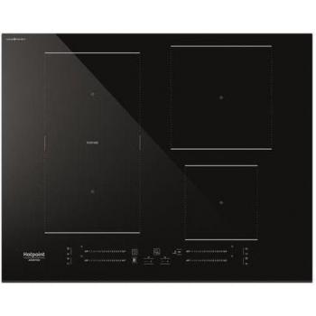 Placa de Inducción Hotpoint HS 1865C CPBF 65 cm, 4 Zonas, Integrada, Vidrio Negro, Control Táctil