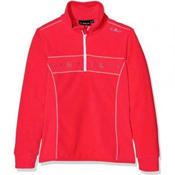 CMP Sudadera de Forro Polar para niña, Niñas, Sudadera, 38G1125, Corallo, 128