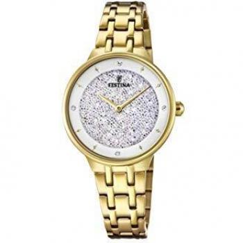 Festina Reloj Analógico para Mujer de Cuarzo con Correa en Acero Inoxidable F20383/1