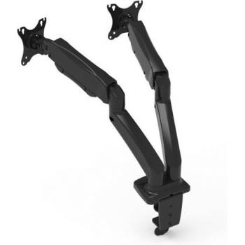 Soporte de Escritorio para 2 Monitores - Plástico, aluminio, acero