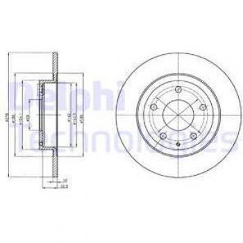 Disco de freno DELPHI BG4534C