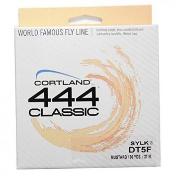 Cortland Línea de Pesca a Mosca Sylk DT 27 M, Color Mostaza, Tipo: Línea de Pesca, Características: Doble Taper (DT), longitud 27 metros