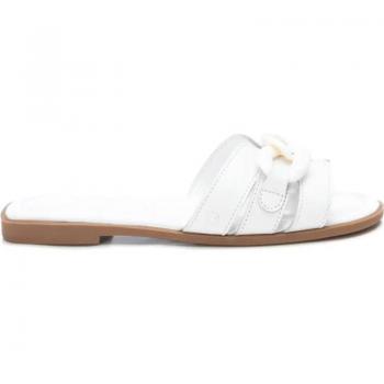 Sandalia de mujer CARMELA piel 160543 blanco
