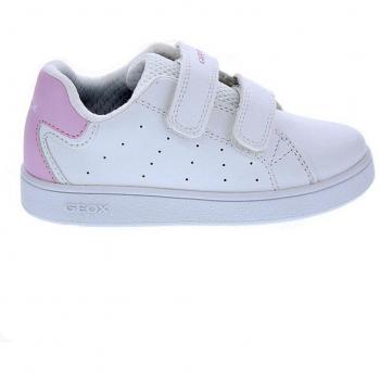 Geox B Eclyper Girl Zapatillas para Niña - Blanco/Light Rosa