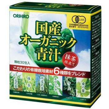ORIHIRO Organic Green Juice, 30 sachets of 2 g