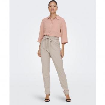 Pantalón de mujer de pinzas de talle alto