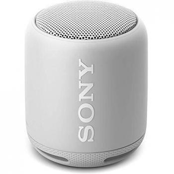Sony SRS-XB10W - Altavoz Portátil Inalámbrico con Bluetooth, NFC y Extra Bass, 16h de Batería, Color Blanco