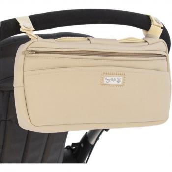 Bolso para manillar de silla de paseo o bolso riñonera Rosy Fuentes - Características: diseño versátil, fabricado en materiales resistentes, múltiples compartimentos para almacenamiento, fácil acceso, compatible con la mayoría de sillas de