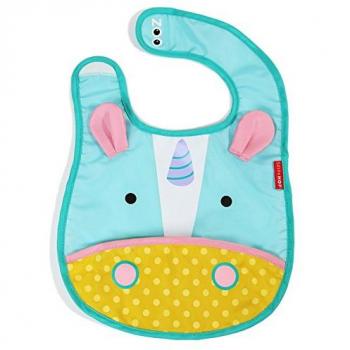 Skip Hop Zoo - Babero, diseño unicorn, multicolor