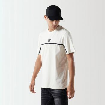 Camiseta Taped Colour Block 11º - Coco / Piedra