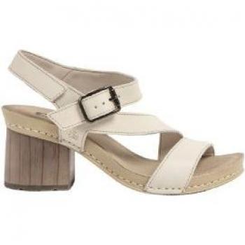 Sandalias de Piel Art I Wish para mujer, color beige, altura de tacón 6,5 cm