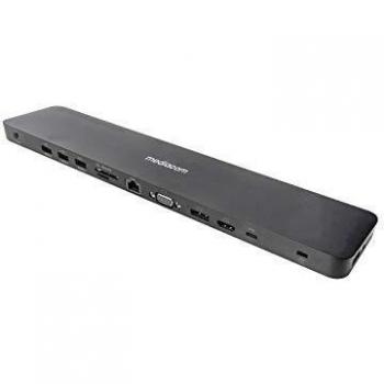 Docking Station USB-C Pro 14 Conexiones con Power Delivery, HDMI, DisplayPort, VGA, RJ45 y USB 3.2/2.0