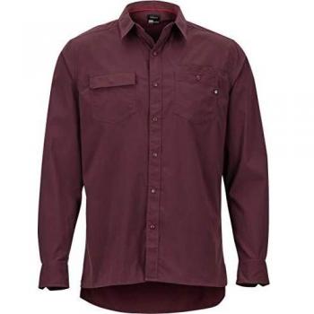 Marmot Kapalino Long Sleeve - Men's, Burgundy, Medium, 42330-6995-M