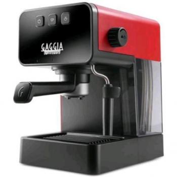 Gaggia Cafetera Espresso Manual Estilo 1,2 L Roja con Espumador de Leche 1900 W