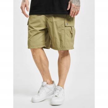 Urban Classics Khaki Nylon Cargo Shorts for Men, XL