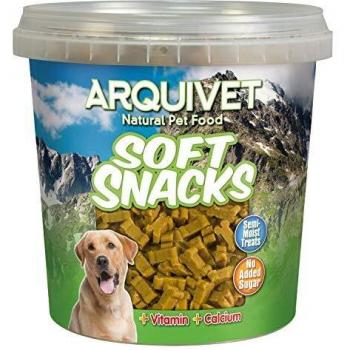 Arquivet Soft Snacks para Perro - Huesitos Pollo - Aperitivos para Perro en Forma de Hueso - Chuches, recompensas y premios para Perros - Snack Natural Perros - Premium - 800 g