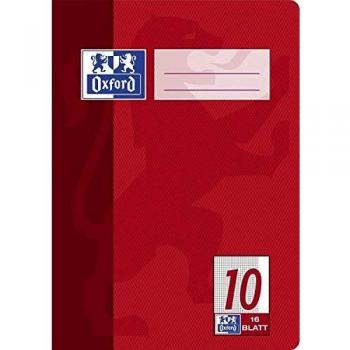 Cuaderno Oxford A5, 16 hojas, rayado 10/cuadrado