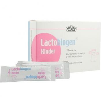 Lactobiogen Kinder Probiótico para Niños, 15 Sobres