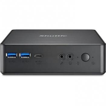 Shuttle Barebone XPC Nano NC40U7, PC compacto de 0.84L con procesador Intel Core i7-1255U, gráficos UHD, múltiples puertos USB y soporte VESA
