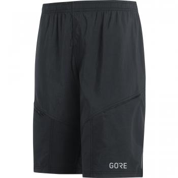 Gore Bike Wear 100113 Pantalón Corto, Hombre, Negro 2018, XXL