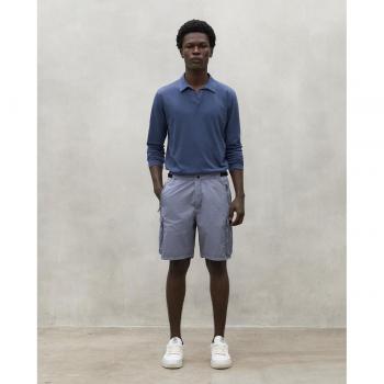 Pantalones Cortos Ecoalf para Hombre Aliste Azul Sostenibles de Nylon Reciclado con Cierre de Botón y Cremallera 2024