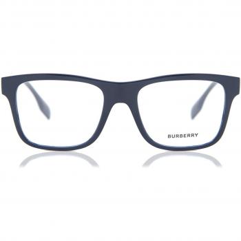 Burberry BE2353 CARTER 3961 Men's Eyeglasses Blue Size 55 - Blue Light Block Available