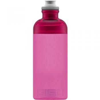 Sigg - Botella de agua SIGG HERO Berry, botella de agua para deportes, 0.5 L, exprimible, polipropileno, sin BPA, rosa, rosa, 0.5 L, 8693.50