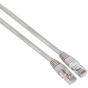 Cable de red Hama 00200910 - Gris 3 m Cat5e U/UTP (UTP)