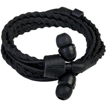 Boxeo Midbass WRAPSCBLK-V5 in-ear-auricular con Classic Wrap negro
