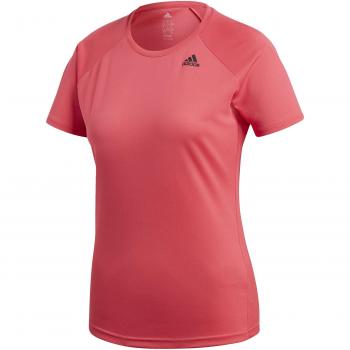 adidas D2M Tee Lose Camisa de Golf, Mujer, Rosa