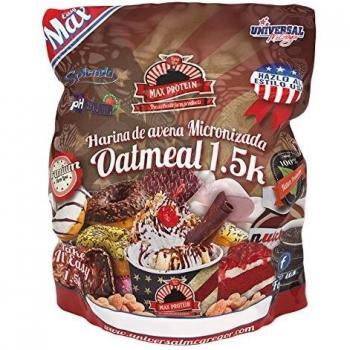 Max Protein - Good Morning Instant Oatmeal, Harina de avena, 1,5kg Choco Cream Cookies