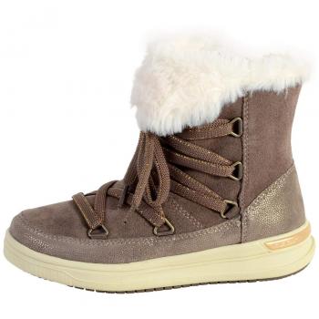 Geox J Aveup C, Botines para Niñas, Beige
