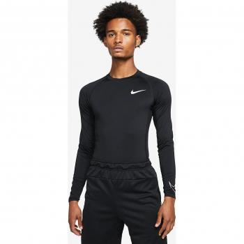 Camiseta interior Nike Pro Dri-Fit manga larga negro blanco - XL