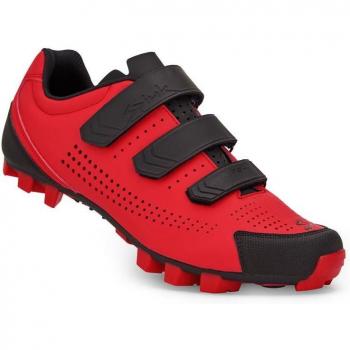 Zapatillas de ciclismo de montaña unisex Spiuk Splash - Color rojo y negro, Talla 43