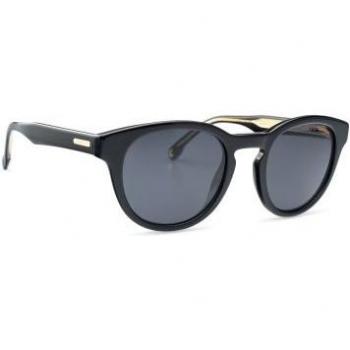 Carrera Women's 50MM Round Sunglasses - Black - Size: one-size