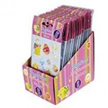 Pegatinas fantasia en 3d expositor de 24 packs