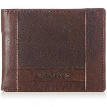 Spikes & Sparrow Bronco - Monedero de cuero Unisex adulto, color marrón, talla 13x10x2 cm
