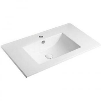 Consola de cerámica LC22 92 x 46 cm - Diseño compacto y refinado con lavabo incluido