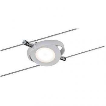 Spot LED RoundMac 1x4W 200lm 2700K Blanco Mate 12V Sistema de Cables Paulmann