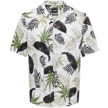 Camisa Only & Sons Wayne Life Aop Ss Viscose Shirt Noos