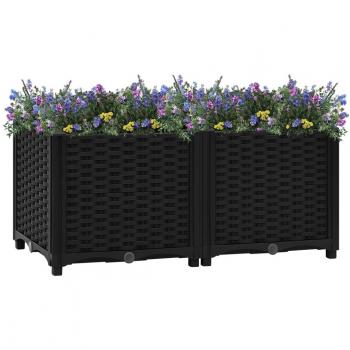 vidaXL Raised Bed 80x40x38 cm Polypropylene