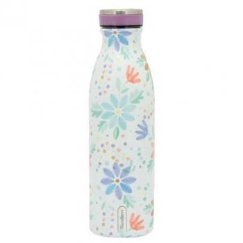 BOTELLA TÉRMICA TANDEM ACERO INOXIDABLE 500ML FLOWER