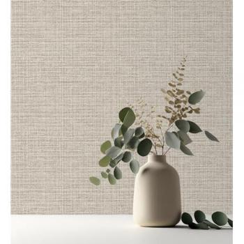 Papel Pintado Texturizado Imitación Tela de Rafia - GAULAN 682397 - Rollo 10 m x 0,52 m