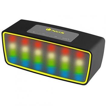NGS Roller Glow 3 W Negro, Amarillo - Altavoces portátiles
